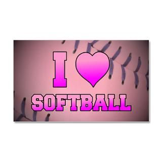 Fastpitch Softball Gifts  Fastpitch Softball Wall Decals  I Love