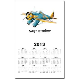 Boeing P 26 Peashooter Calendar Print for $10.00