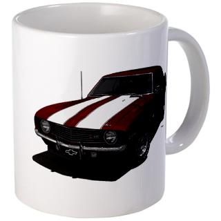 69 Gifts  69 Drinkware  1969 Camaro Z28 Maroon & White Mug