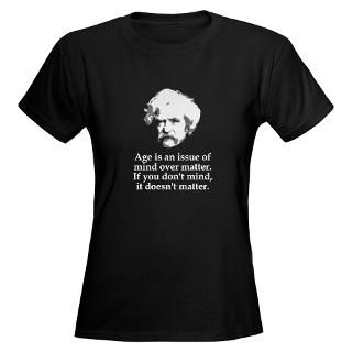  Mark Twain Quote #30   Womens Dark T Shirt
