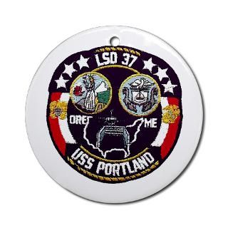 USS Portland LSD 37 Ornament (Round) for $12.50