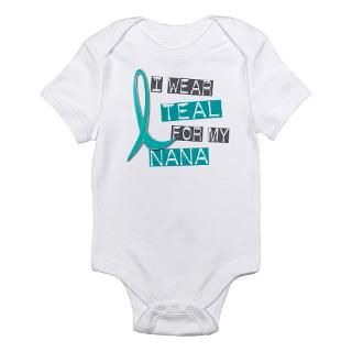 Wear Teal For My Nana 37 Body Suit by awarenessgifts
