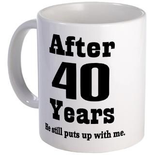 40Th Anniversary Mugs  Buy 40Th Anniversary Coffee Mugs Online