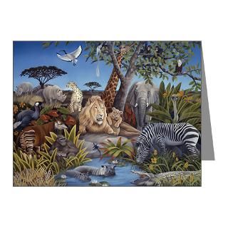 Peaceable Kingdom Thank You Note Cards