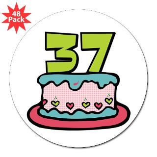 Happy 37Th Birthday Stickers  Car Bumper Stickers, Decals