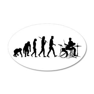  Band Wall Decals  Drummers Drum Set 38.5 x 24.5 Oval Wall Peel