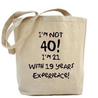 40 Gifts  40 Bags  40th Birthday Fun Tote Bag