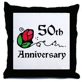50 Gifts  50 More Fun Stuff  50th Throw Pillow