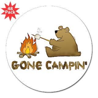 Gone Campin 3 Lapel Sticker (48 pk) for $30.00