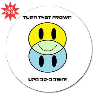 Frowny 3 Lapel Sticker (48 pk) for $30.00