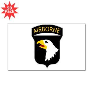 101st Airborne Rectangle Sticker 50 pk) for $150.00