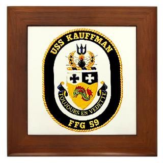 USS Kauffman FFG 59 Navy Ship Framed Tile for $15.00