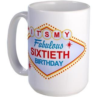 60 Gifts  60 Drinkware  Las Vegas Birthday 60 Mug