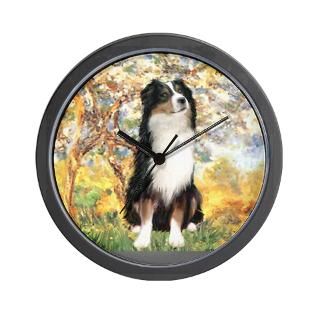Australian Shepherd Clock  Buy Australian Shepherd Clocks