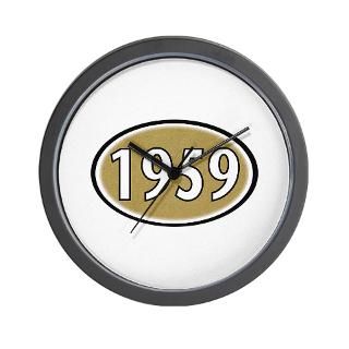59 Gifts  59 Home Decor  1959 Oval Wall Clock