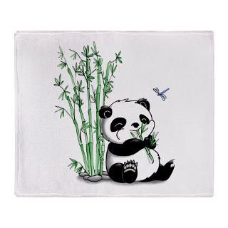Panda Eating Bamboo Stadium Blanket for $59.50