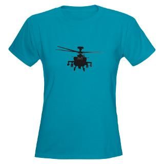 Longbow Apache AH 64 Womens Dark T Shirt