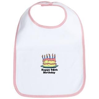 65 Years Old Gifts > 65 Years Old Baby Bibs > Happy 65th Birthday