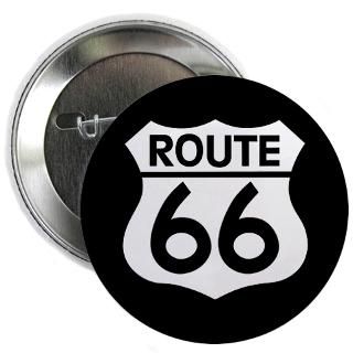 Route 66 Highway Sign Biker 2.25 Button by Route_66_Highway_Sign