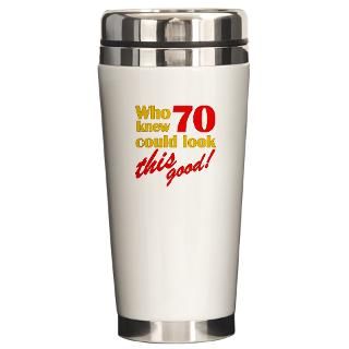 70 Gifts  70 Drinkware  Funny 70th Birthday Gag Gifts Travel Mug