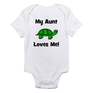 My Aunt Loves Me Turtle Body Suit by kustomizedkids