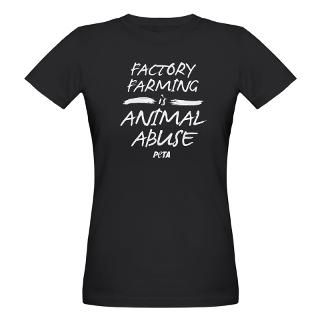 Factory Farming II Organic Womens T Shirt (dark)