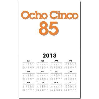 85 Gifts  85 Home Office  Ocho Cinco Calendar Print