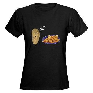 Potato French Fries Dad T Shirt by everybodyshirts