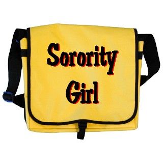 Alpha Omicron Pi Gifts > Sorority Girl Messenger Bag