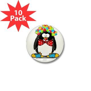 Clown penguin 3.5 Button (100 pack)