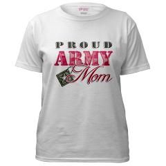 Proud Army Mom pink camo T Shirt by militaryprideshop