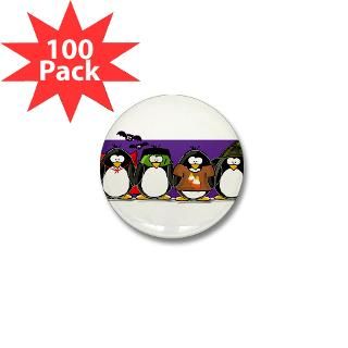 halloween penguins mini button 100 pack $ 94 99