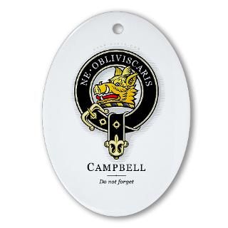 clan campbell oval ornament $ 24 98