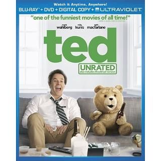 Ted (Two Disc Combo Pack Blu ray DVD Digital for $34.98