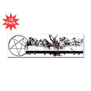 Satan Last Supper  Halloween Gifts and T Shirts   Skulls   Zombies