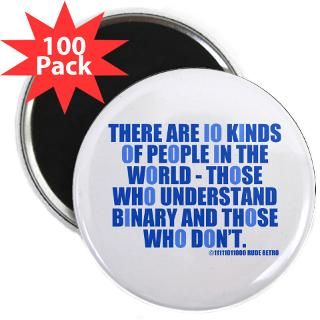 Kitchen and Entertaining  10 Kinds of People 2.25 Magnet (100 pack