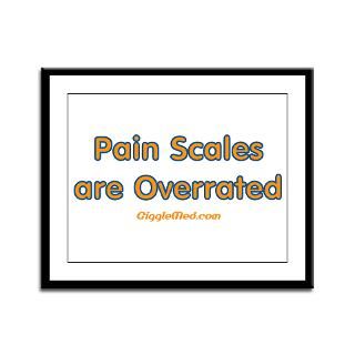 pain scales are overrated framed panel print $ 40 97