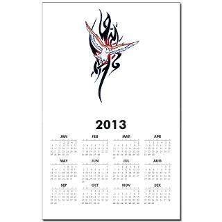 owl tribal tattoo calendar print $ 10 98
