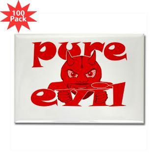 Kitchen and Entertaining  Pure Evil Rectangle Magnet (100 pack
