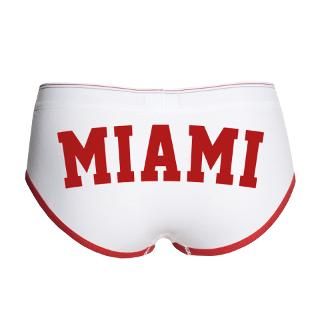 Beach Gifts  Beach Underwear & Panties  Miami Red Womens Boy