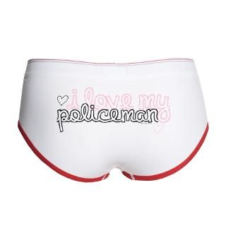 Cop Gifts  Cop Underwear & Panties  I Love My Policeman Womens