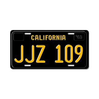  Auto Car Accessories  JJZ 109   Bullitt Aluminum License Plate