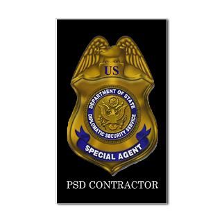 DSS Special Agent Contractor Rectangle Sticker