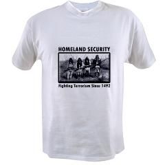 Homeland Security Indians T Shirt by shirtpervert