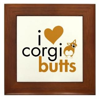 Heart Corgi Butts   Red & White Fluffy  Corgi Butts