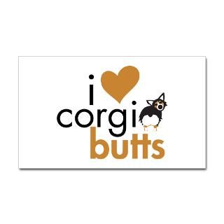 Heart Corgi Butts   Black Headed Tri Fluffy  Corgi Butts