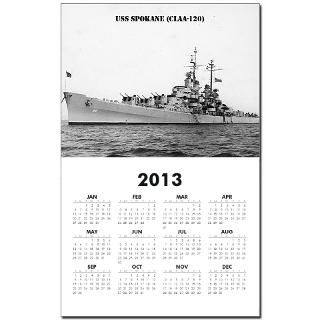 USS SPOKANE (CLAA 120) Calendar Print