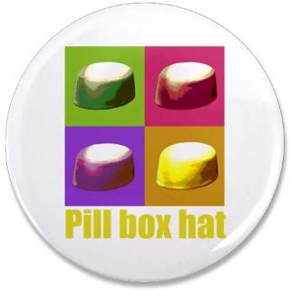 Pill box hat Mini Button (10 pack)