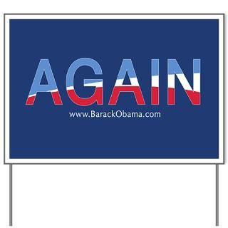 Obama AGAIN Bumper Sticker   10 Pack