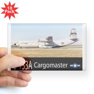 133 Cargomaster Aircraft Rectangle Sticker 10 p for $30.00